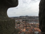 View from the Clerigos Tower in Porto.